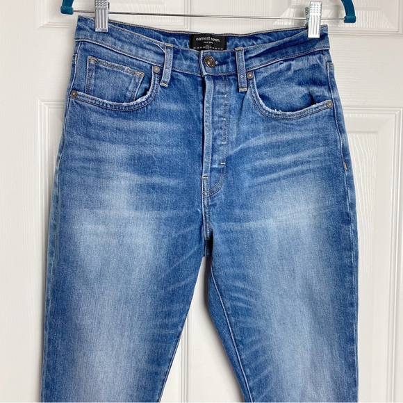 Earnest Sewn New York Button-Fly High Rise Jeans 27 - Picture 2 of 7